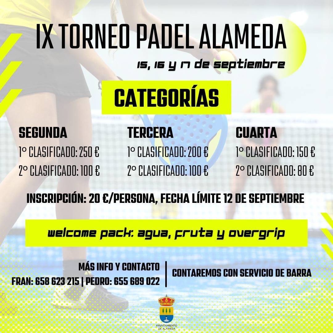 IX Torneo de Pádel - Alameda (Málaga)