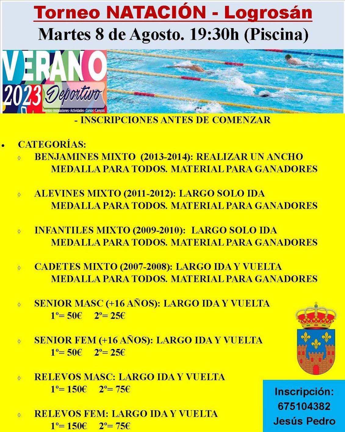 Torneo de natación (2023) - Logrosán (Cáceres)