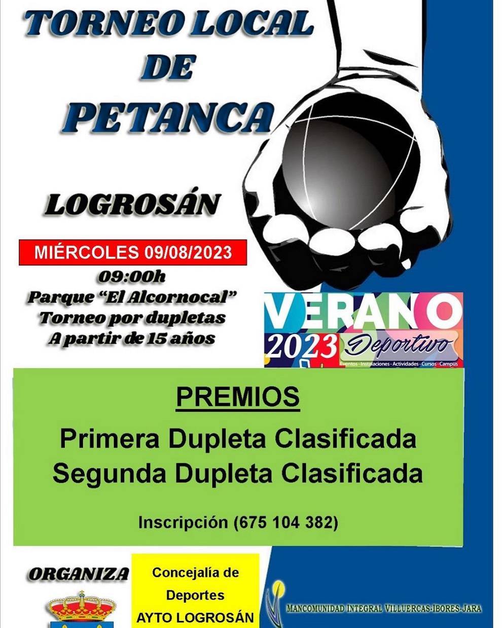 Torneo de petanca (agosto 2023) - Logrosán (Cáceres)