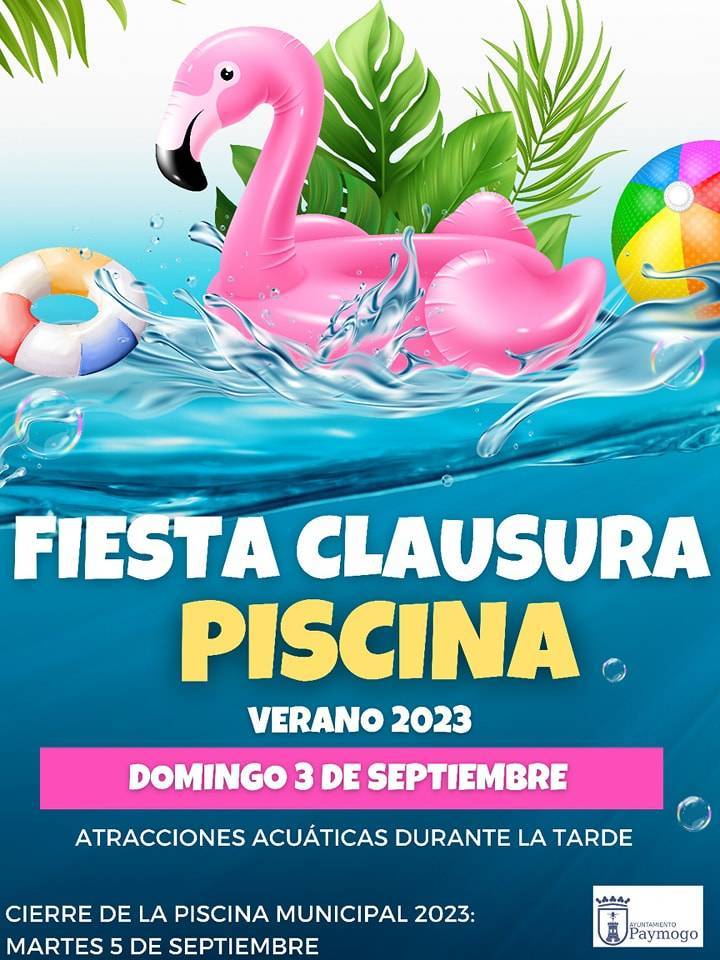 Fiesta clausura de la piscina (2023) - Paymogo (Huelva)