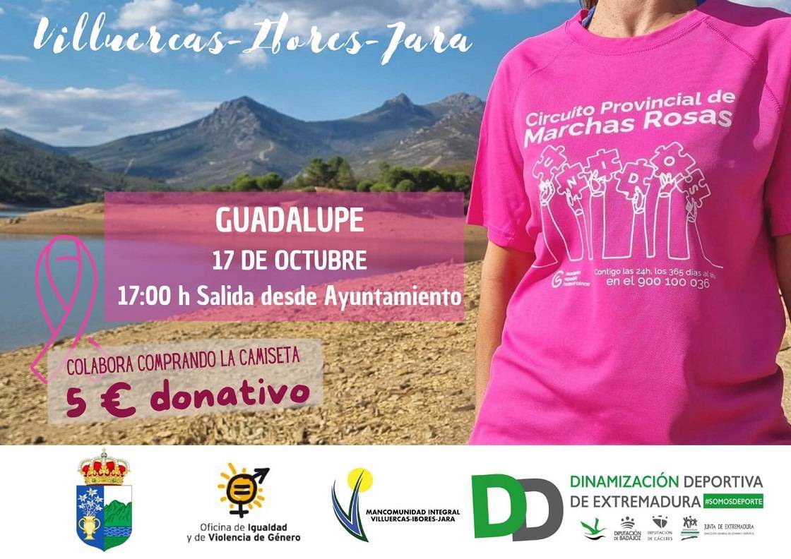 Marcha rosa (2023) - Guadalupe (Cáceres)