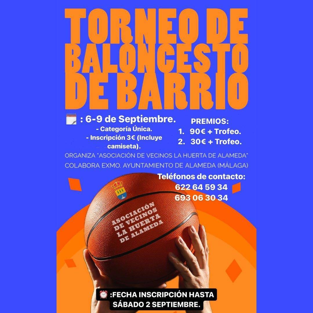 Torneo de baloncesto de barrio (2023) - Alameda (Málaga)