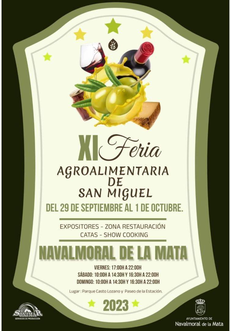 XI Feria Agroalimentaria de San Miguel - Navalmoral de la Mata (Cáceres)