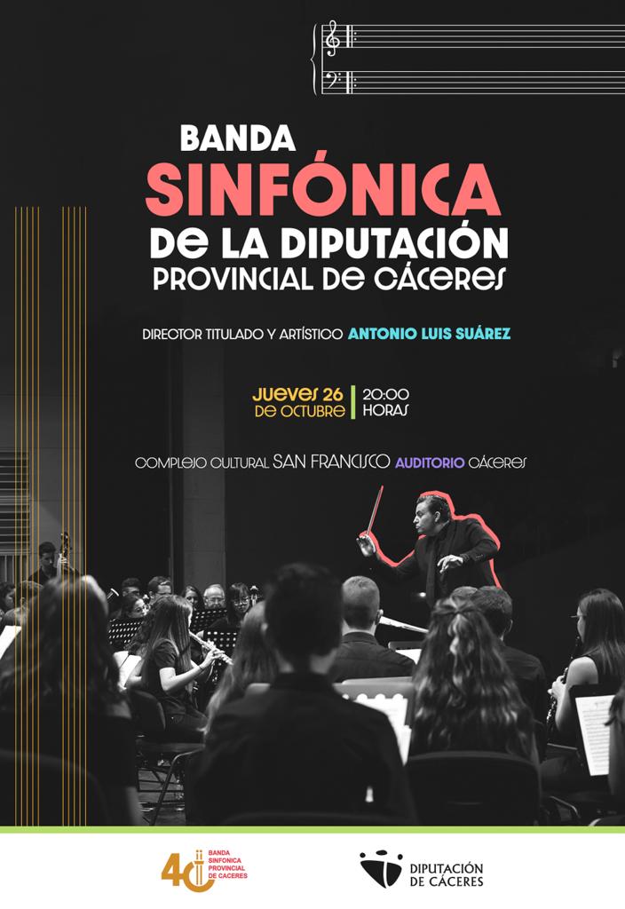 Concierto de la Banda Sinfónica de la Diputación Provincial de Cáceres (octubre 2023) - Cáceres