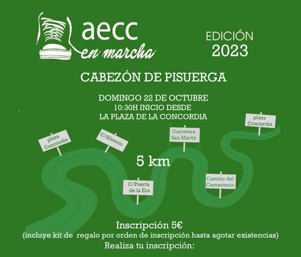 Marcha contra el cáncer (2023) - Cabezón de Pisuerga (Valladolid)