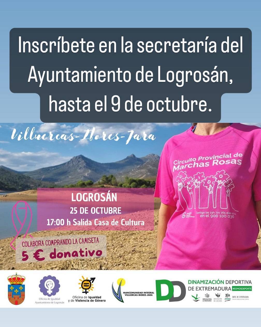 Marcha rosa (2023) - Logrosán (Cáceres)