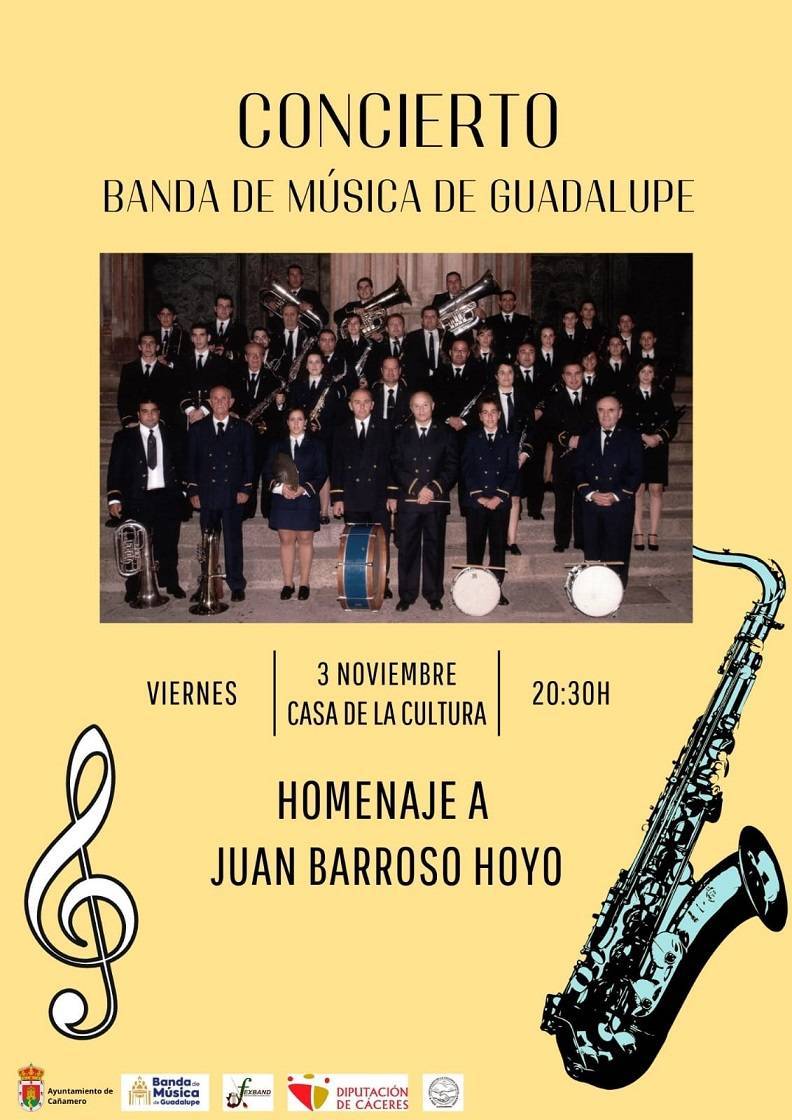 Concierto de la Banda de Música de Guadalupe (2023) - Cañamero (Cáceres)