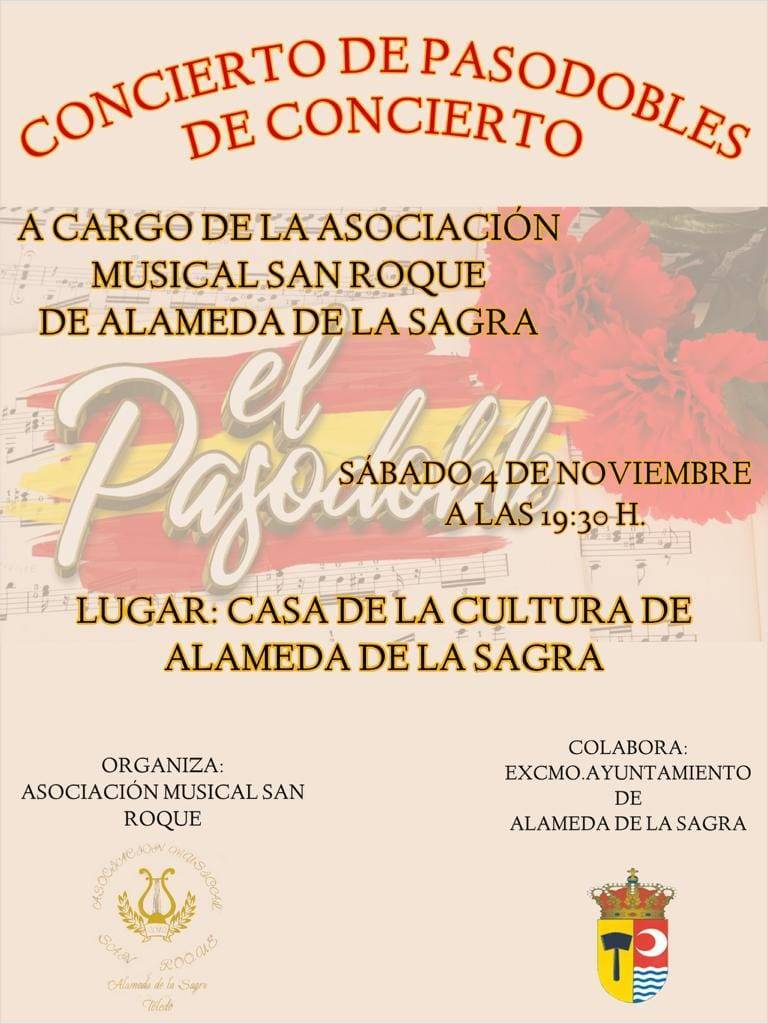 Concierto de pasodobles de concierto (2023) - Alameda de la Sagra (Toledo)
