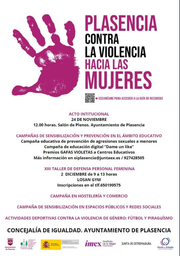 Día Internacional de la Eliminación de la Violencia contra la Mujer (2023) - Plasencia (Cáceres)