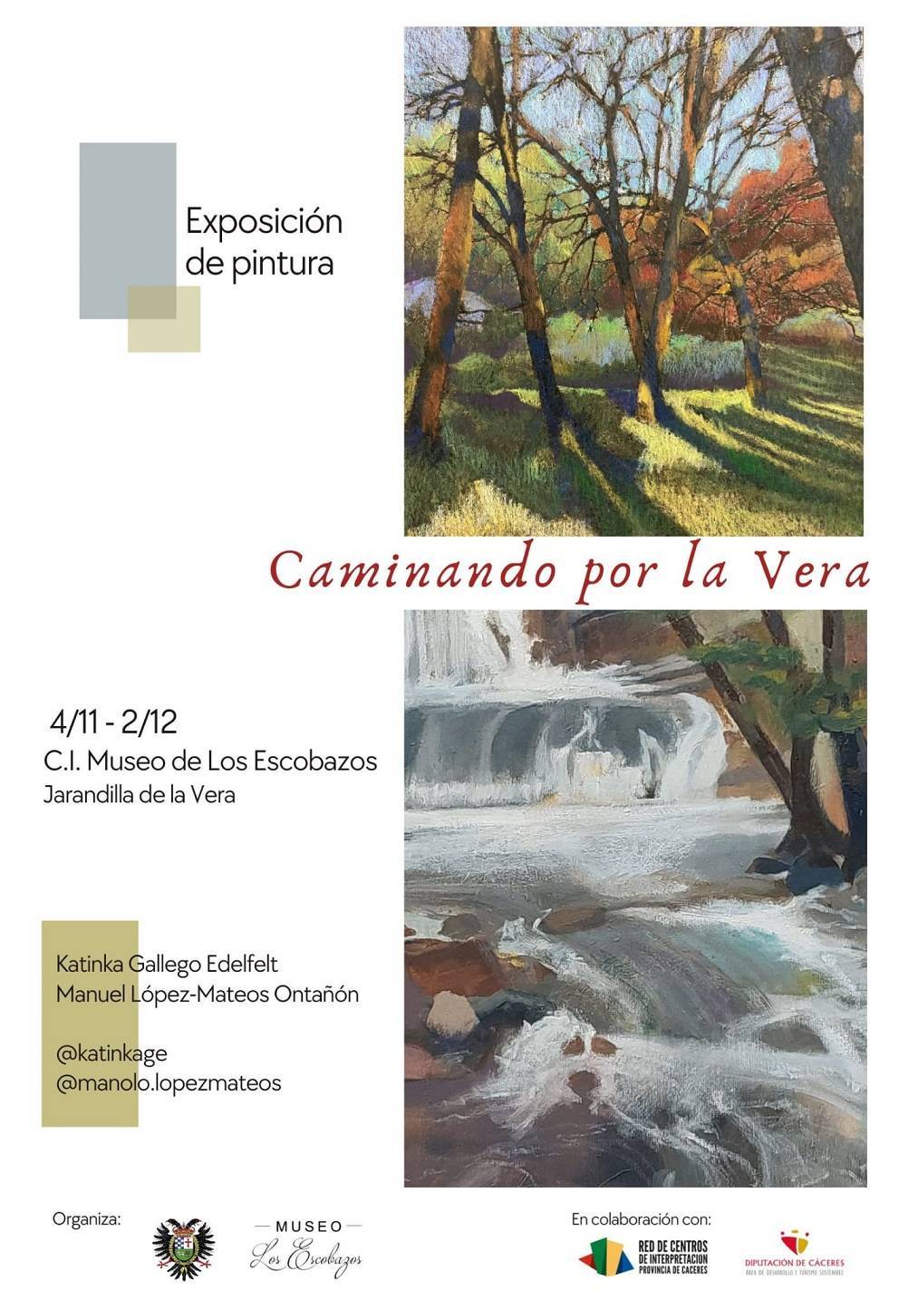Exposición de pintura 'Caminando por la Vera' (2023) - Jarandilla de la Vera (Cáceres)