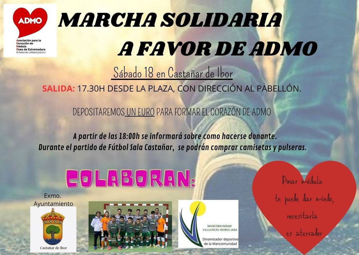 Marcha solidaria a favor de ADMO (2023) - Castañar de Ibor (Cáceres)
