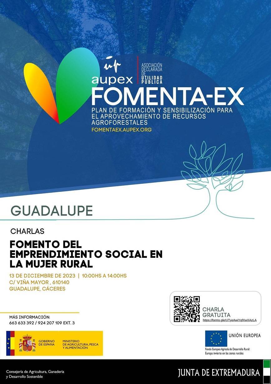 Charla sobre el fomento del emprendimiento social en la mujer rural (2023) - Guadalupe (Cáceres) 1