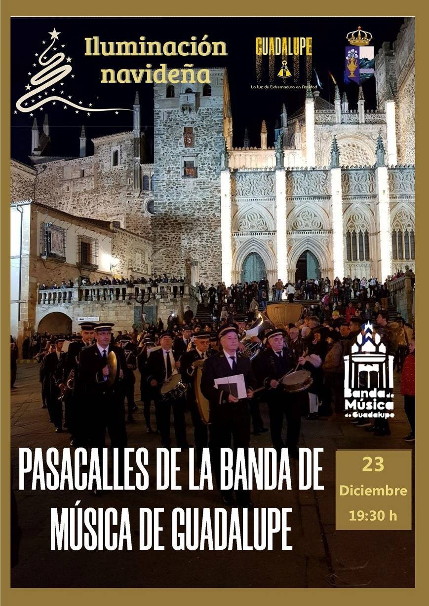 Pasacalles de la Banda de Música de Guadalupe (2023) - Guadalupe (Cáceres)