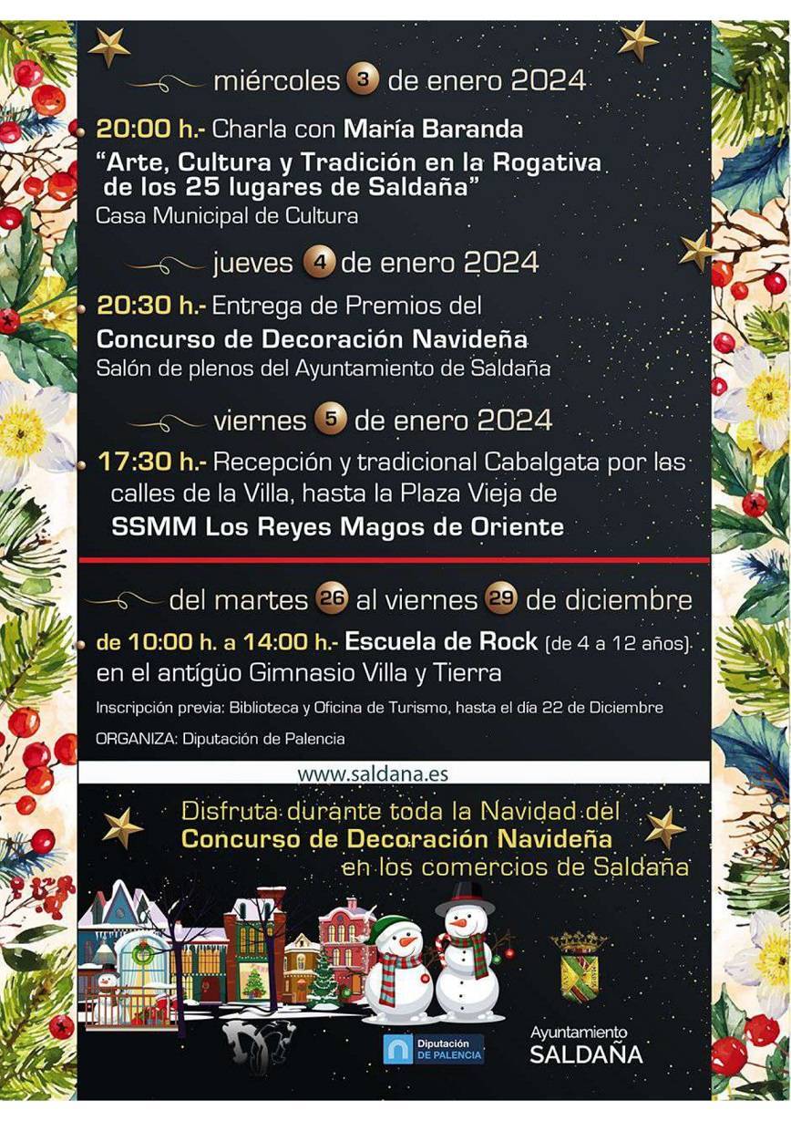 Programa de Navidad (2023) - Saldaña (Palencia) 4