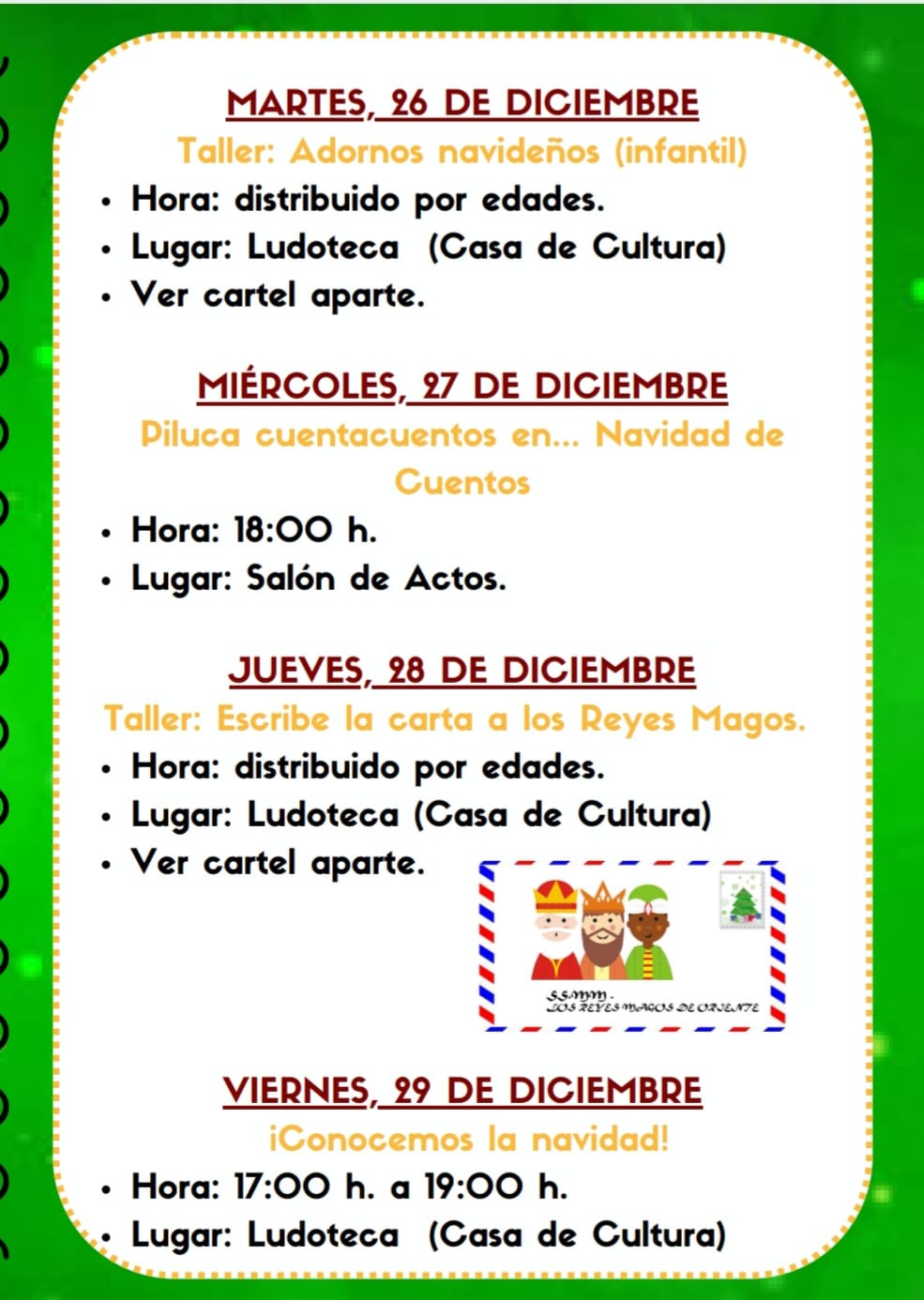 Programa de Navidad (2023) - Zorita (Cáceres) 5