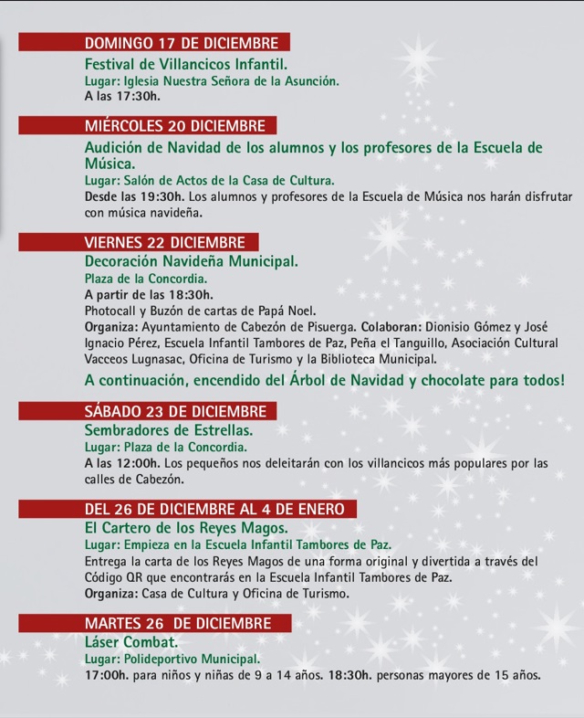 Programación de Navidad (2023-2024) - Cabezón de Pisuerga (Valladolid) 3