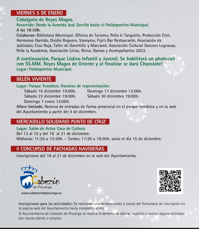 Programación de Navidad (2023-2024) - Cabezón de Pisuerga (Valladolid) 6
