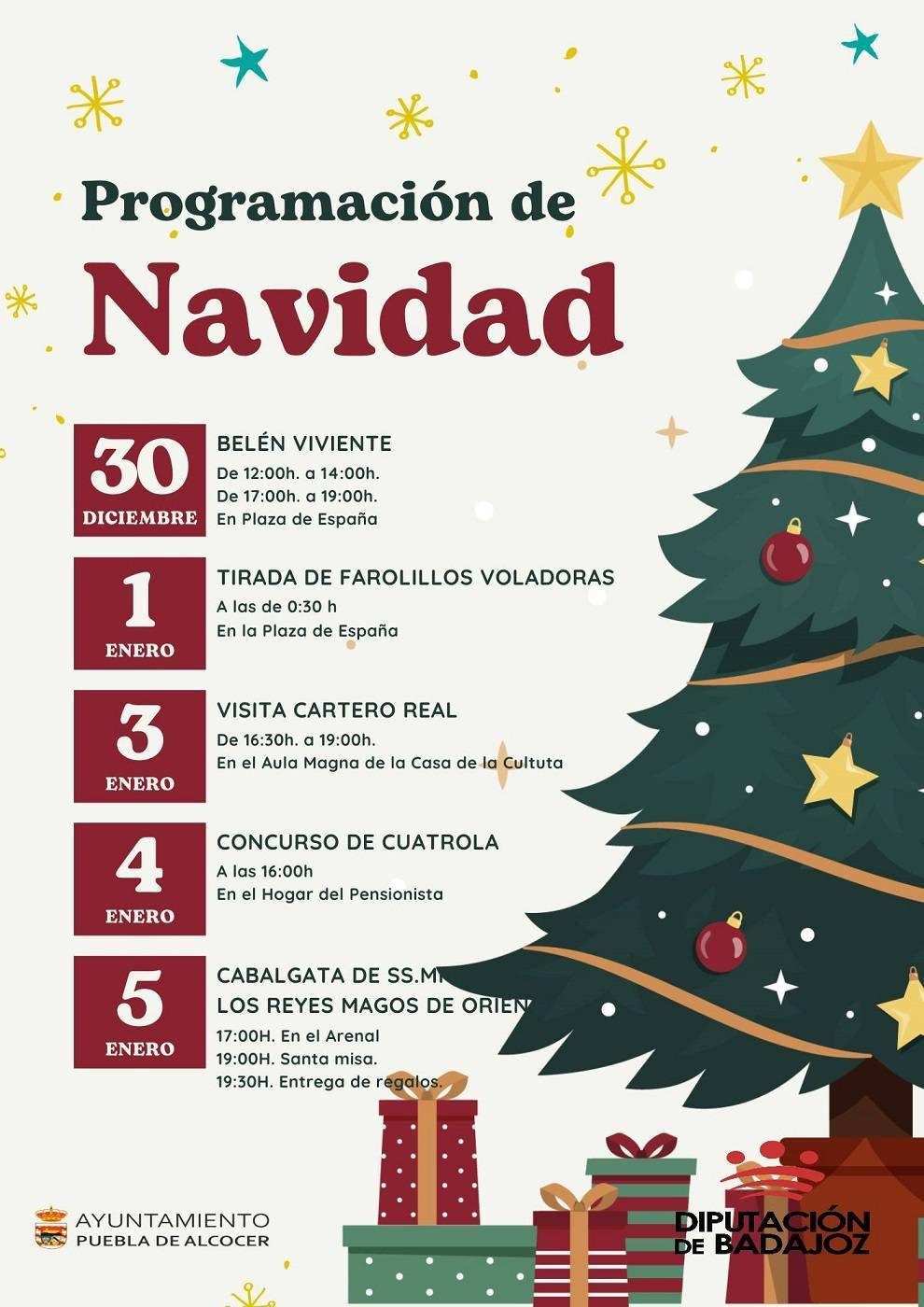 Programación de Navidad (2023) - Puebla de Alcocer (Badajoz) 2