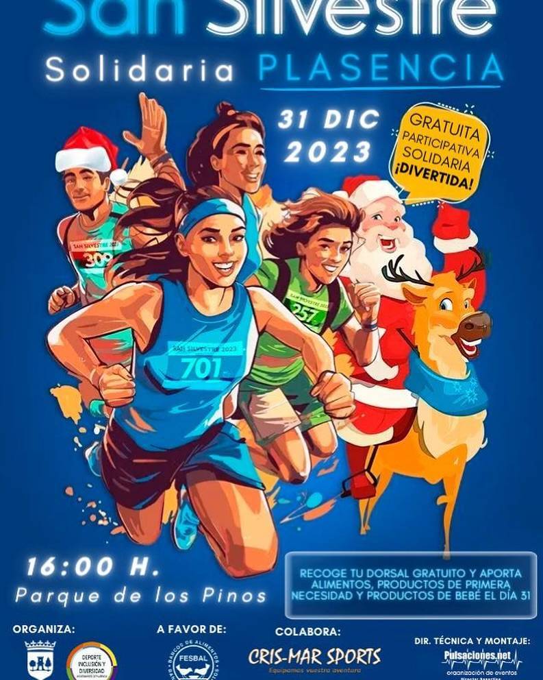 San Silvestre solidaria (2023) - Plasencia (Cáceres)