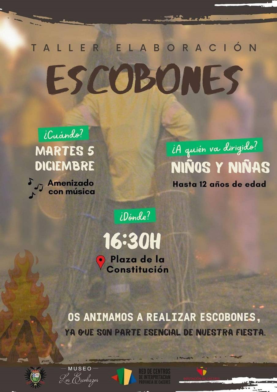 Taller de elaboración de escobones (2023) - Jarandilla de la Vera (Cáceres)