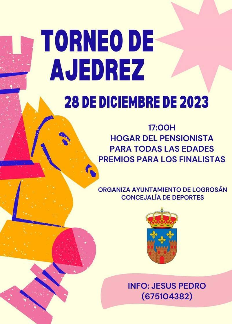 Torneo de ajedrez (diciembre 2023) - Logrosán (Cáceres)