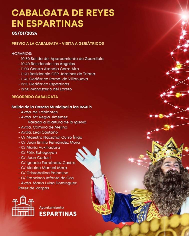 Cabalgata de los Reyes Magos (2024) - Espartinas (Sevilla)