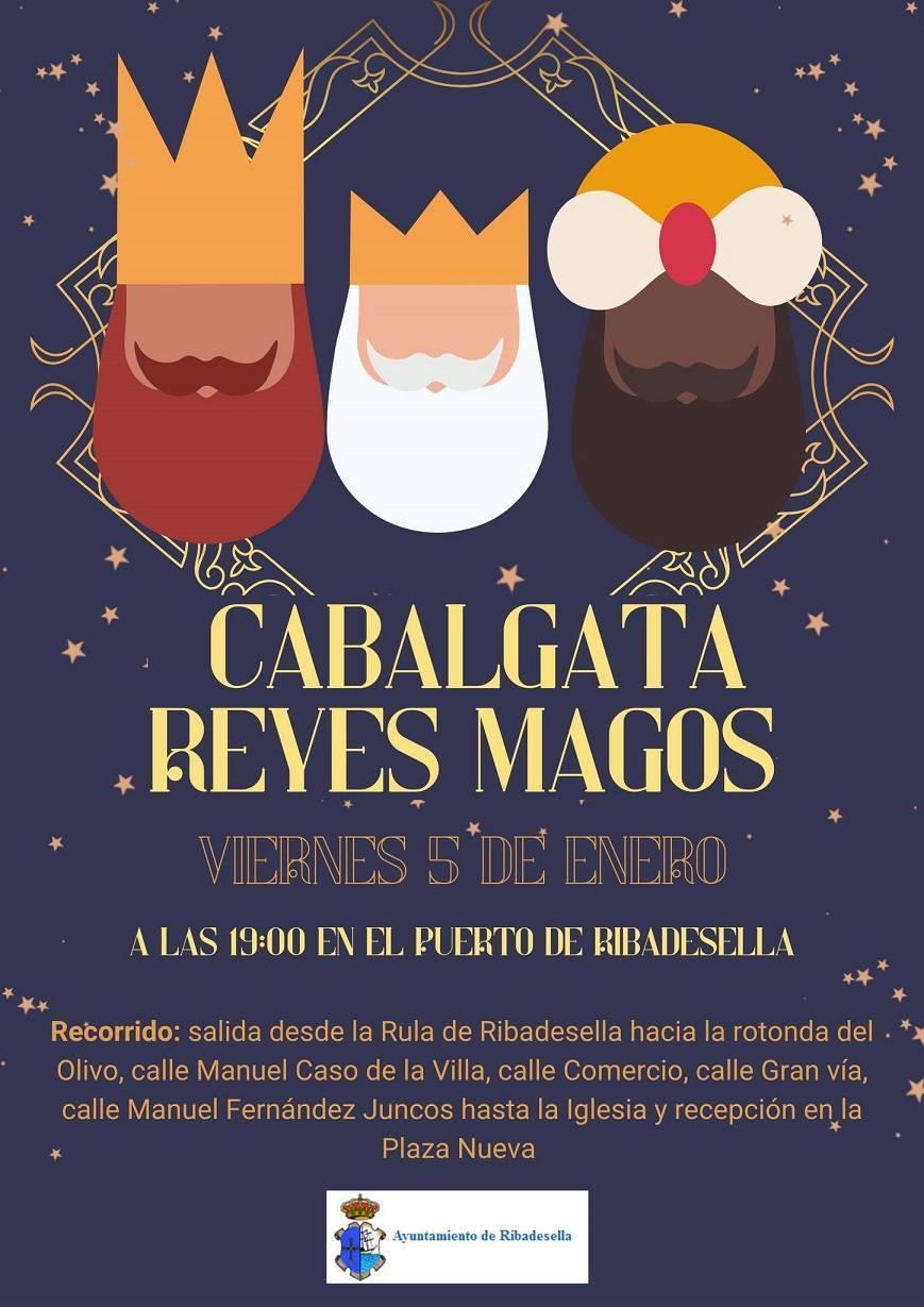 Cabalgata de los Reyes Magos (2024) - Ribadesella (Asturias)
