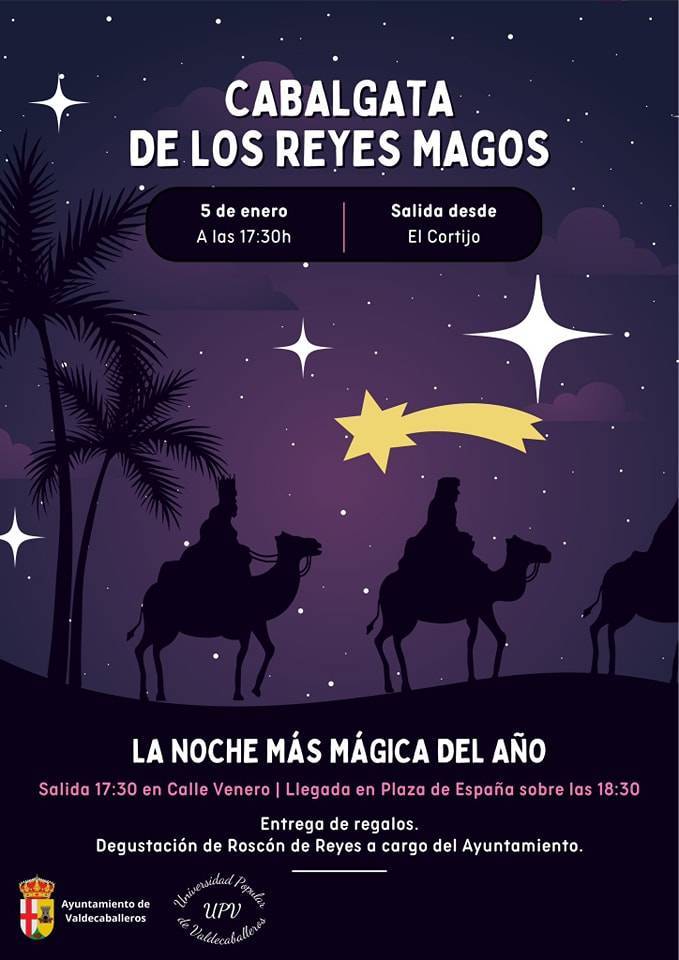 Cabalgata de los Reyes Magos (2024) - Valdecaballeros (Badajoz)