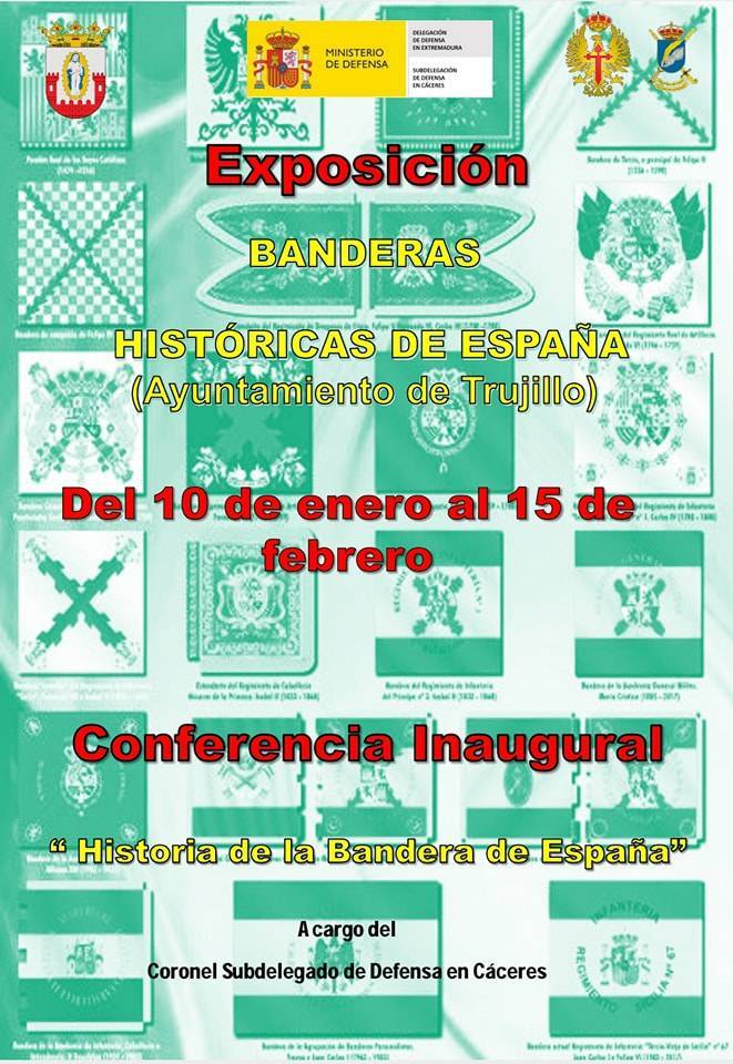 Exposición de Banderas Históricas de España (2024) - Trujillo (Cáceres)