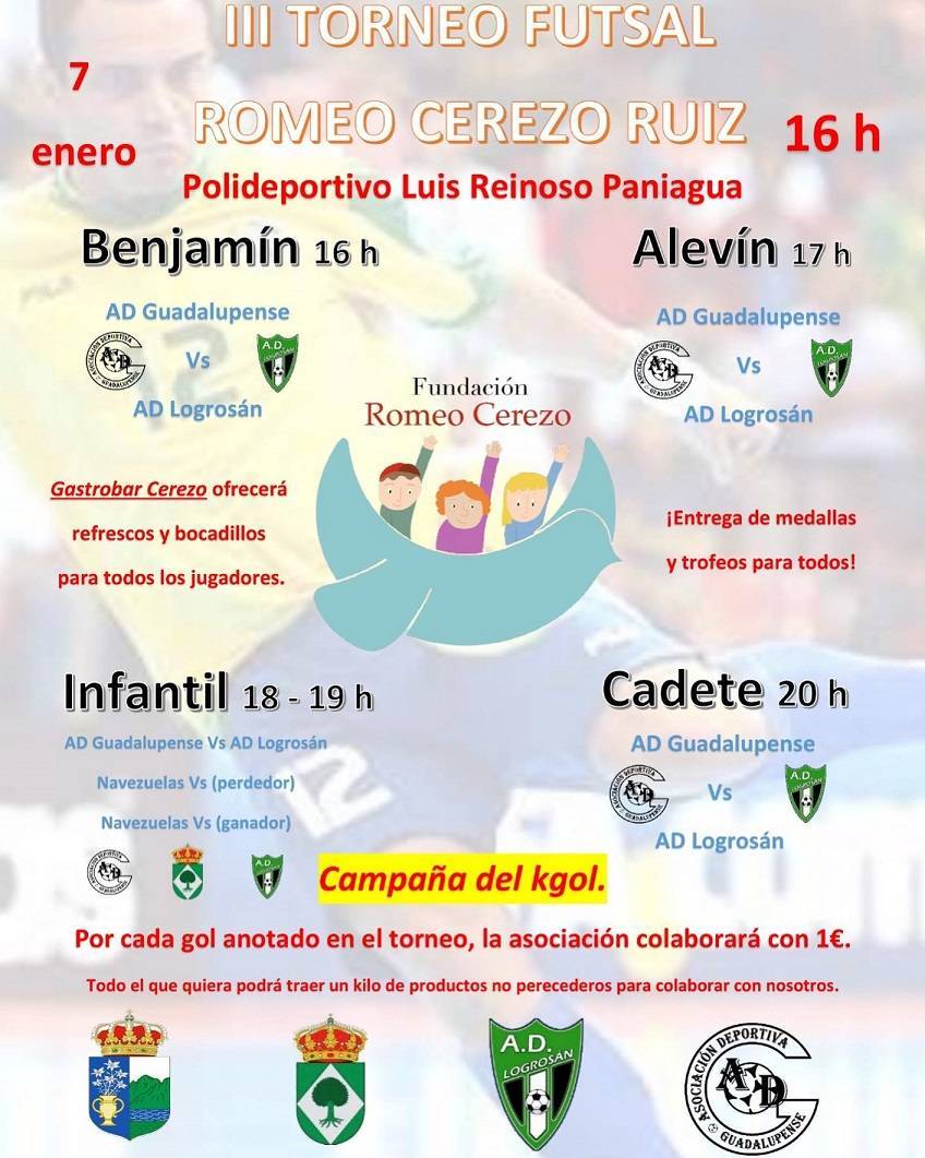 III Torneo de Futsal Romeo Cerezo Ruiz - Guadalupe (Cáceres)