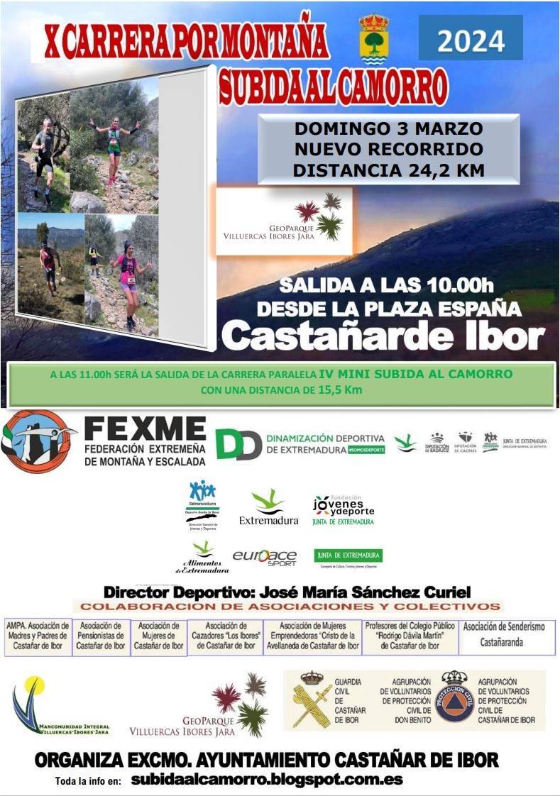 X Carrera por Montaña 'Subida al Camorro' - Castañar de Ibor (Cáceres)