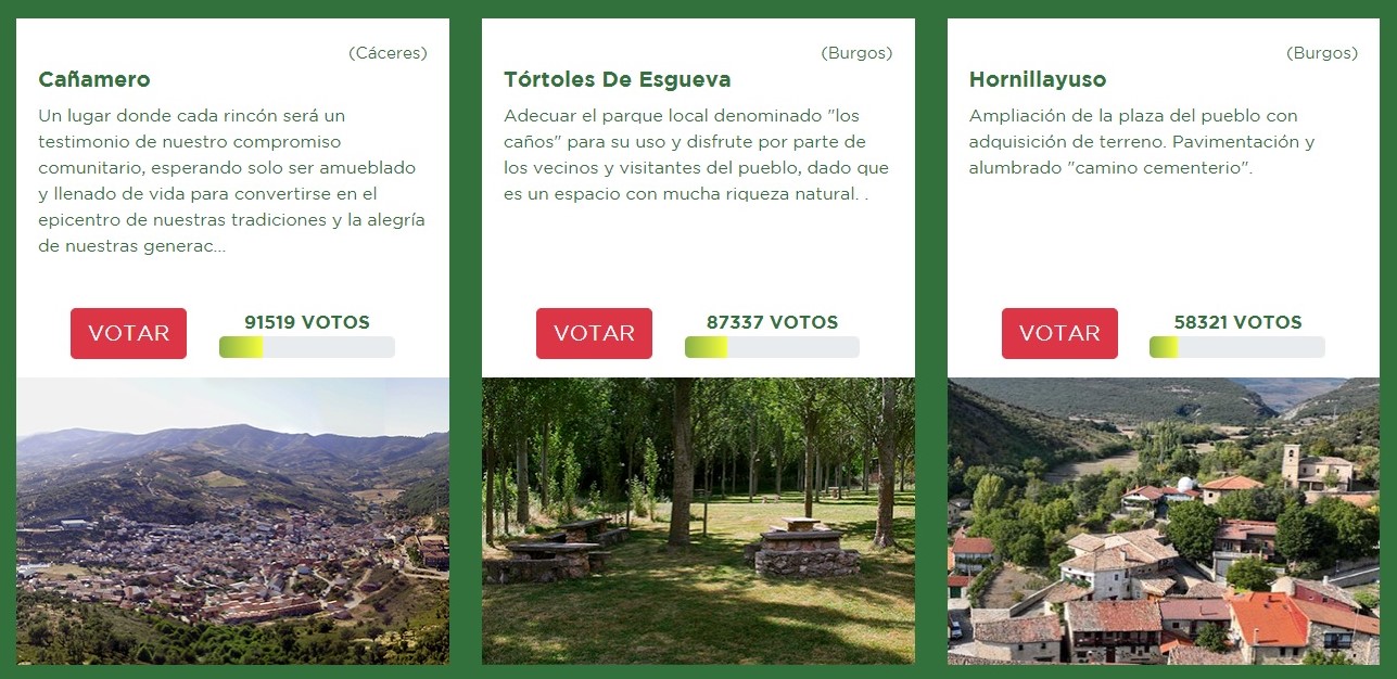 91.519 votos en el concurso 'Fairy celebra tu pueblo' (2024) - Cañamero (Cáceres)