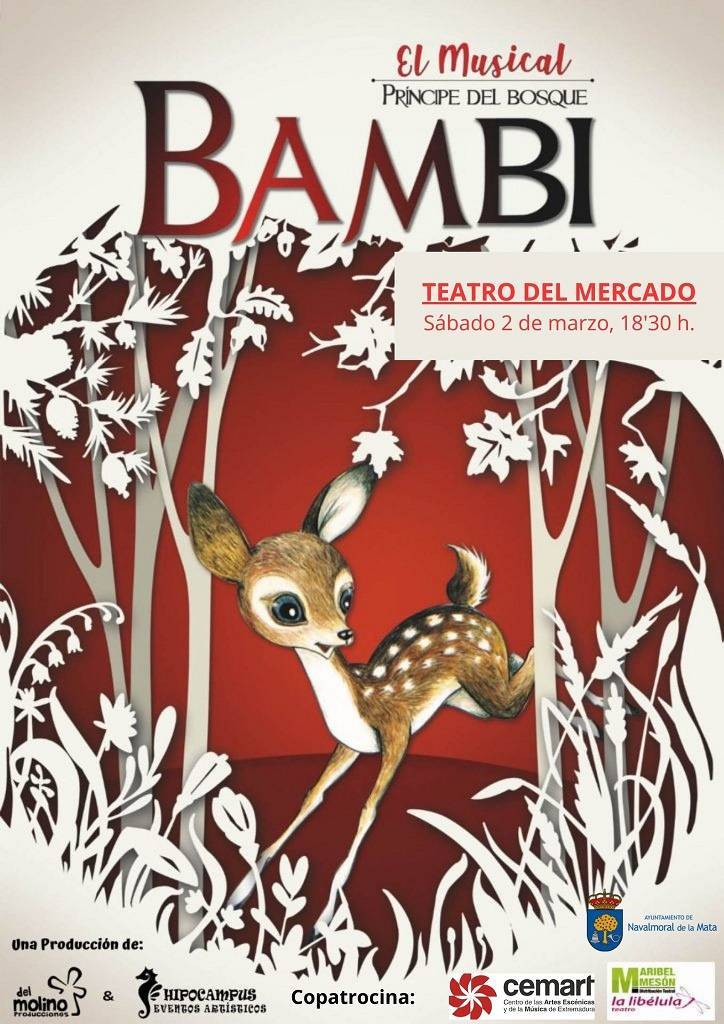 Bambi, el musical (2024) - Navalmoral de la Mata (Cáceres)