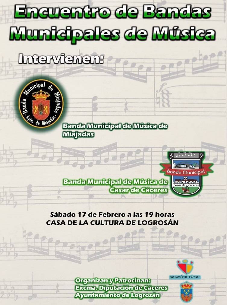 Encuentro de bandas municipales de música (2024) - Logrosán (Cáceres)