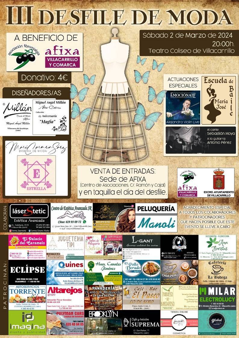 III Desfile de Moda - Villacarrillo (Jaén)