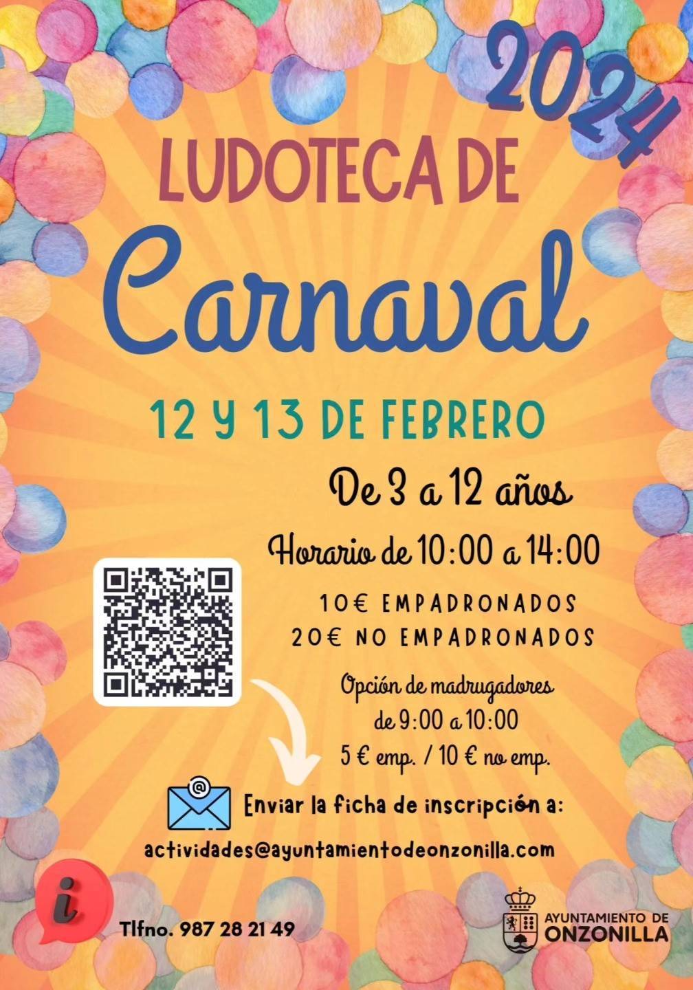 Ludoteca de carnaval (2024) - Onzonilla (León)