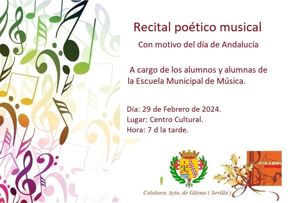 Recital poético musical (2024) - Gilena (Sevilla)