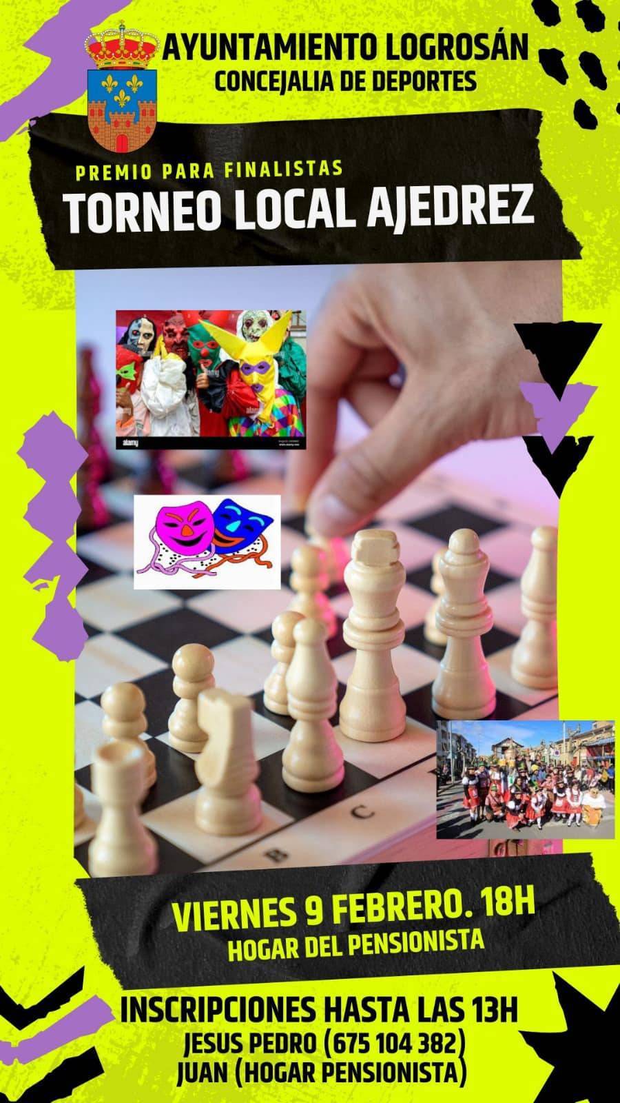 Torneo local de ajedrez (febrero 2024) - Logrosán (Cáceres)