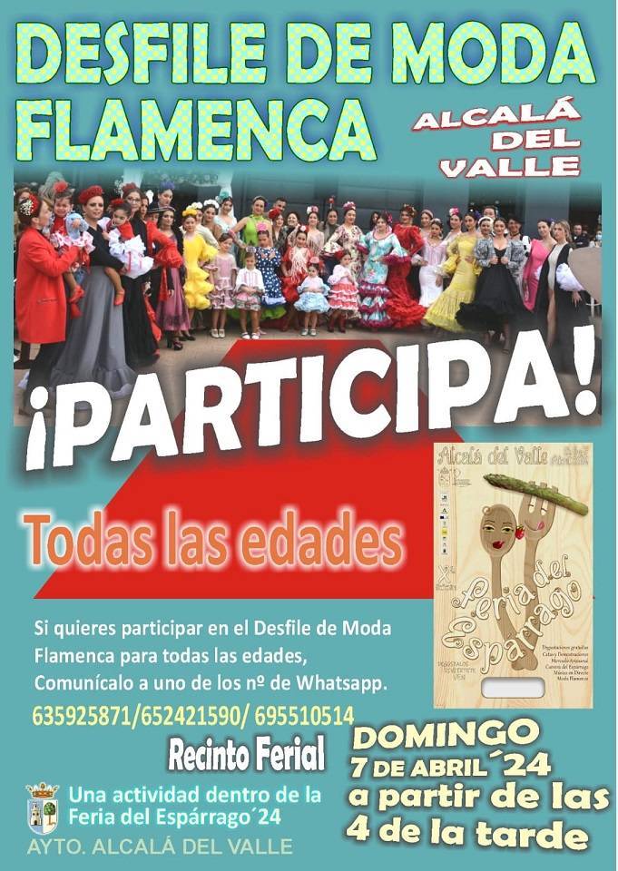 Desfile de moda flamenca (2024) - Alcalá del Valle (Cádiz)