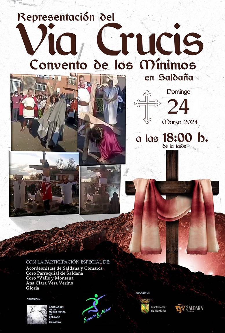Representación del Vía Crucis (2024) - Saldaña (Palencia)