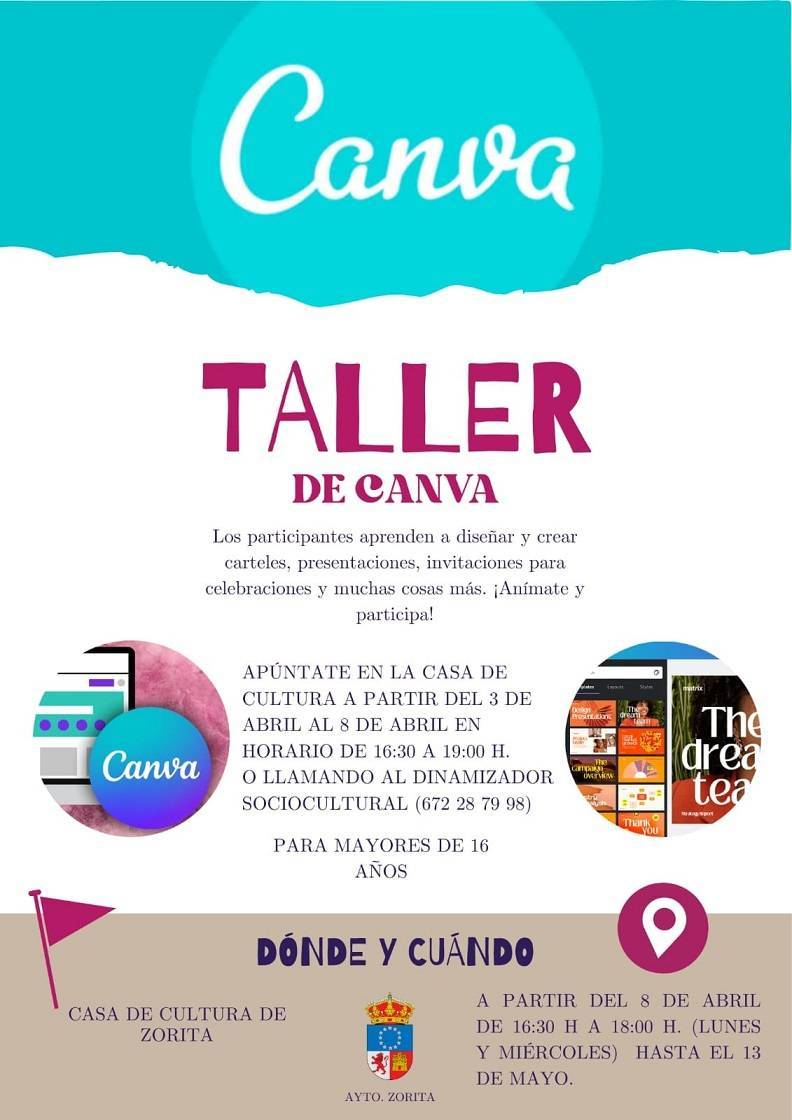 Taller de Canva (2024) - Zorita (Cáceres)