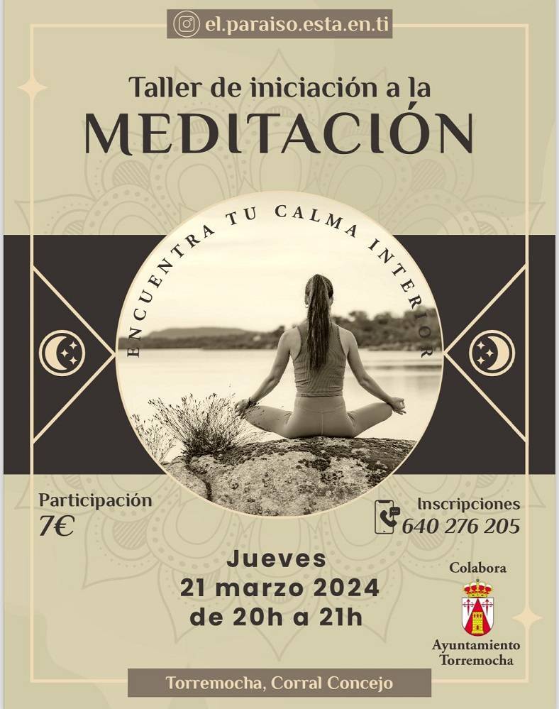 Taller de iniciación a la meditación (2024) - Torremocha (Cáceres)