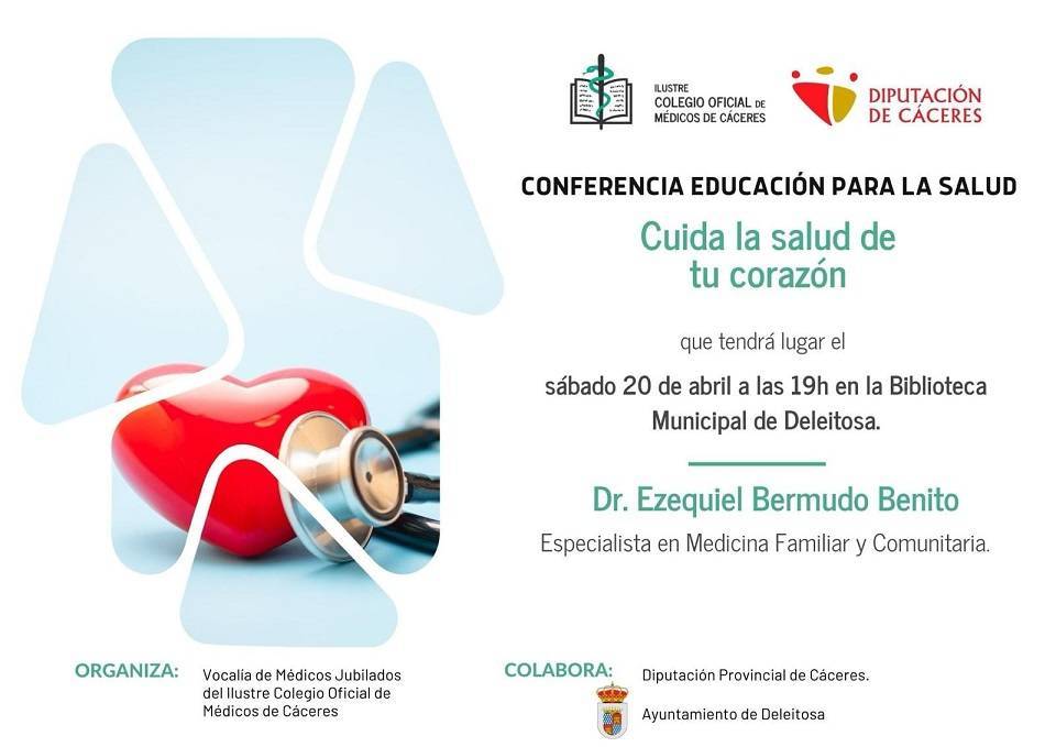 Conferencia sobre cuidar la salud de tu corazón (2024) - Deleitosa (Cáceres)