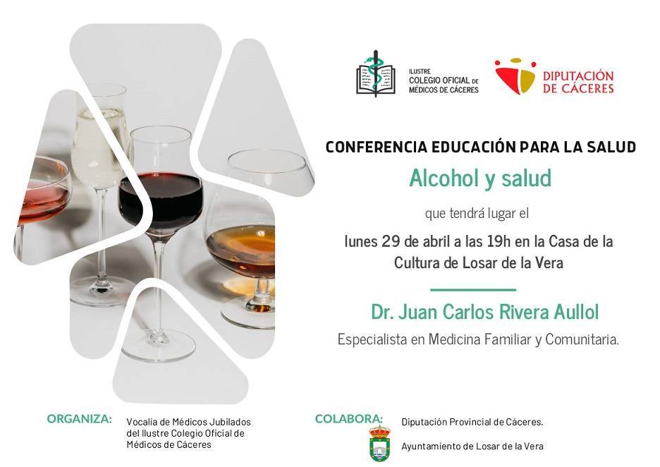 Conferencia sobre el alcohol y salud (2024) - Losar de la Vera (Cáceres)