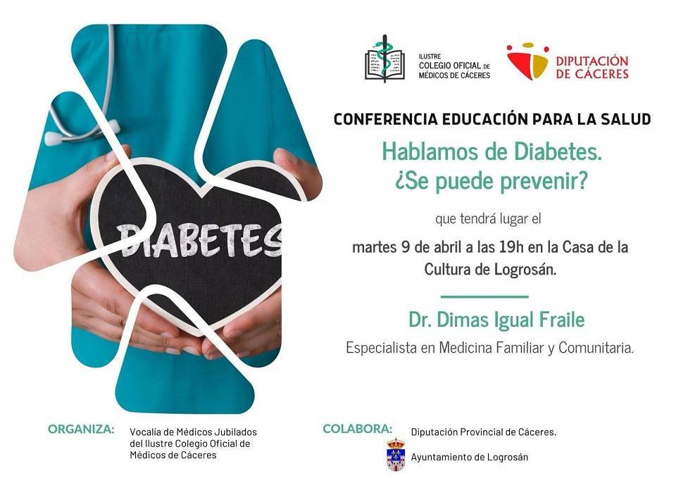 Conferencia sobre la diabetes (2024) - Logrosán (Cáceres)