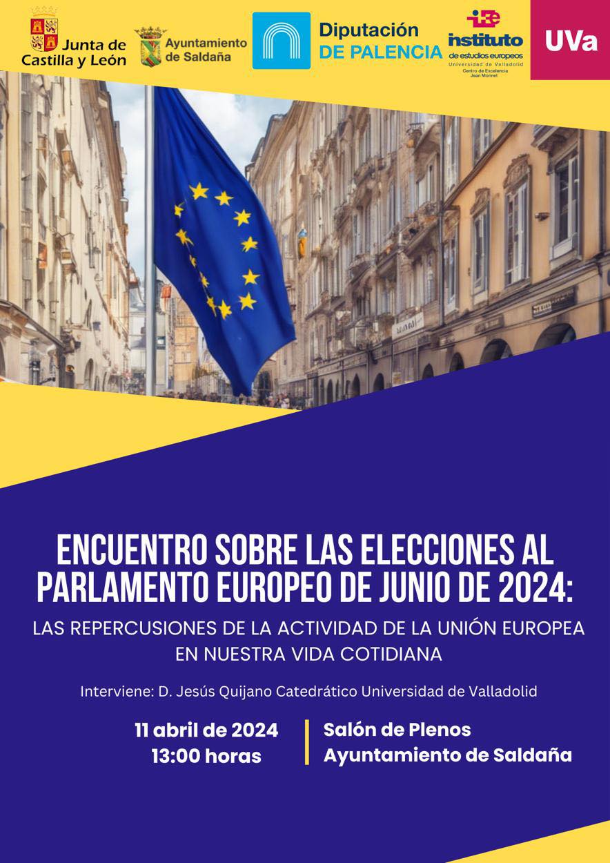 Encuentro sobre las elecciones al Parlamento Europeo (2024) - Saldaña (Palencia)
