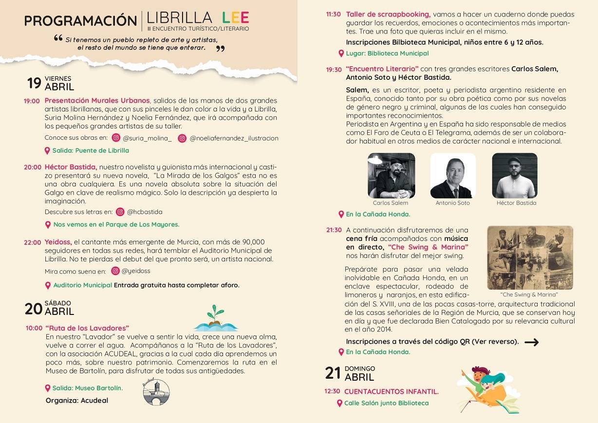 II Encuentro Turístico Literario Librilla Lee - Librilla (Murcia) 2