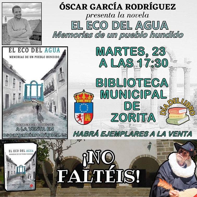 Presentación del libro 'El eco del agua' (2024) - Zorita (Cáceres)