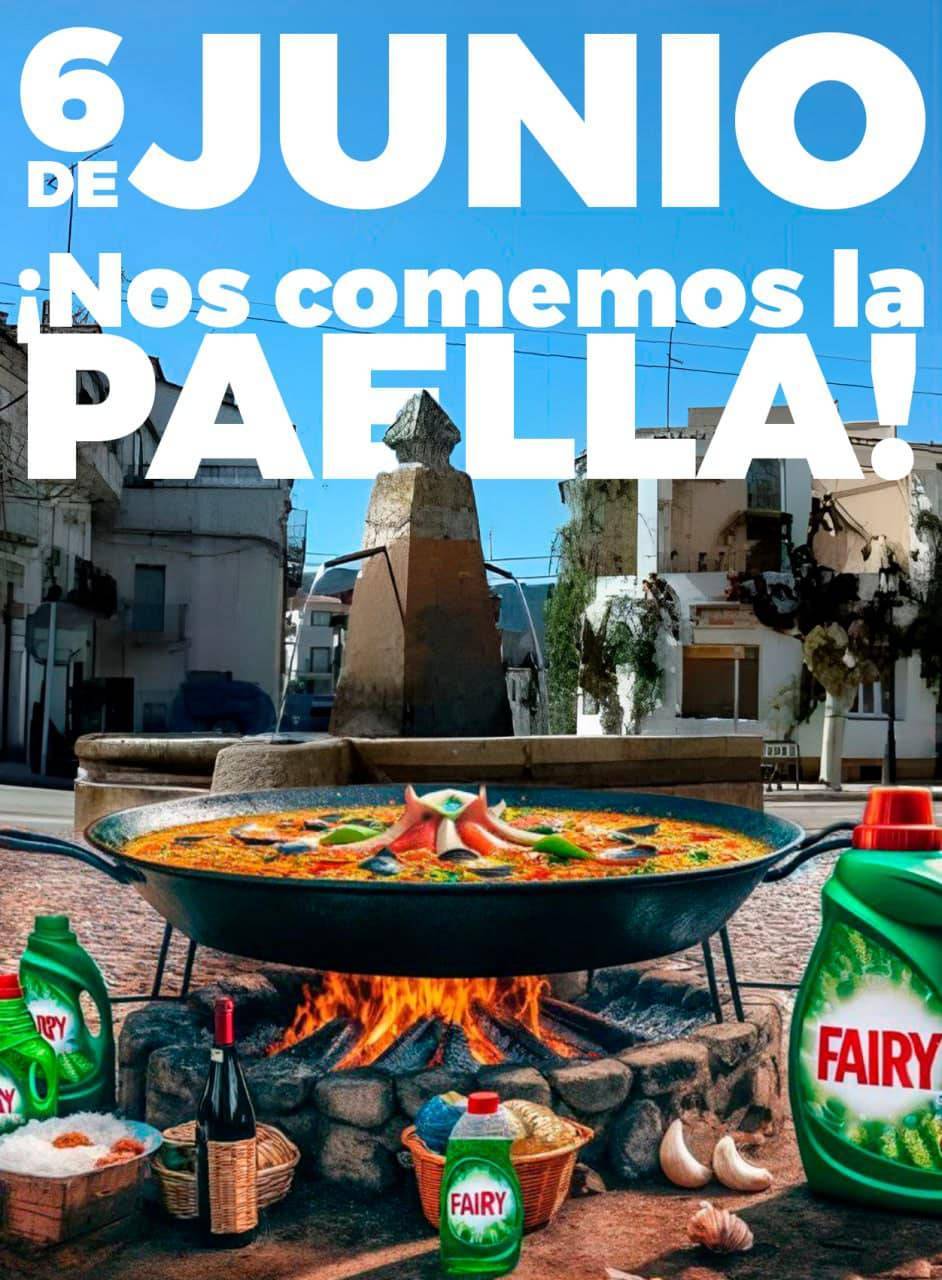 Fecha de la degustación de la paella gigante de Fairy (2024) - Cañamero (Cáceres)