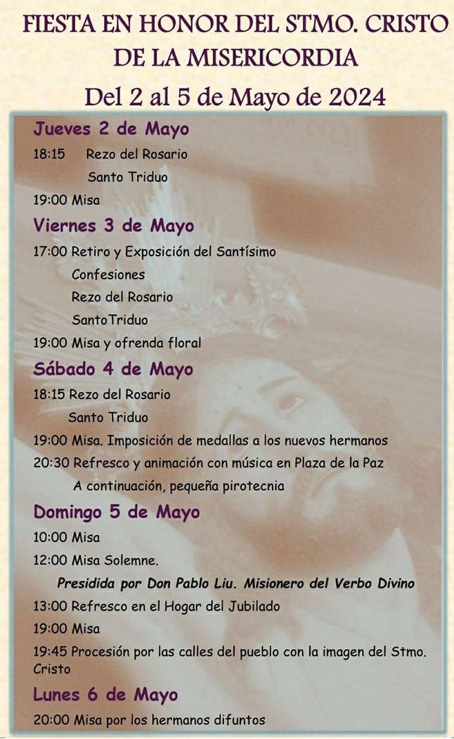 Fiesta en honor del Santísimo Cristo de la Misericordia (2024) - Seseña (Toledo)